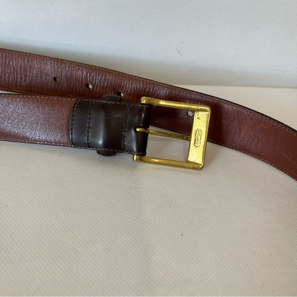 Coach Brown Leather Belt - Picture 10 of 12